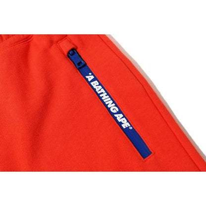 BAPE Interlock Sweatshort Orange