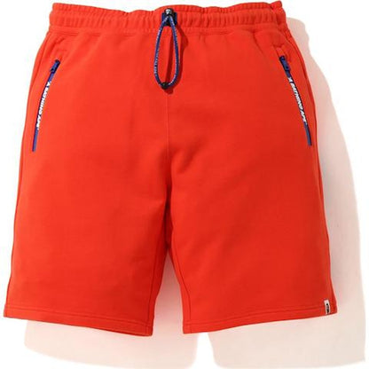 BAPE Interlock Sweatshort Orange