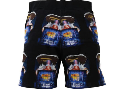 BAPE Invasion Sweat Shorts Black