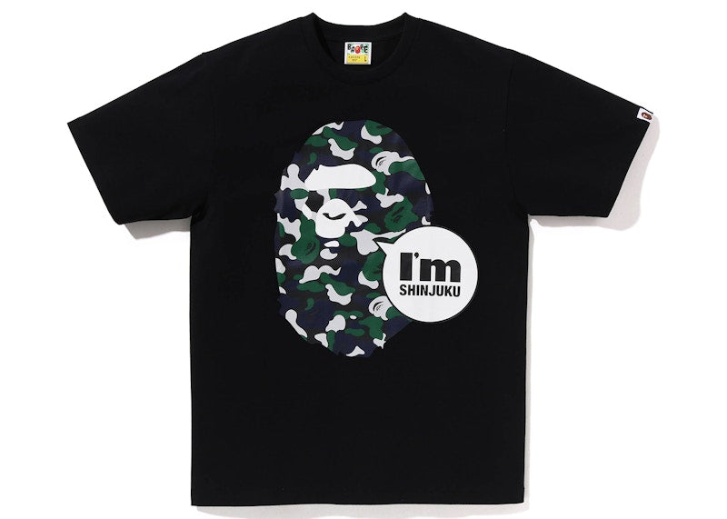 BAPE Isetan Shinjuku Exclusive Ape Head Tee Black