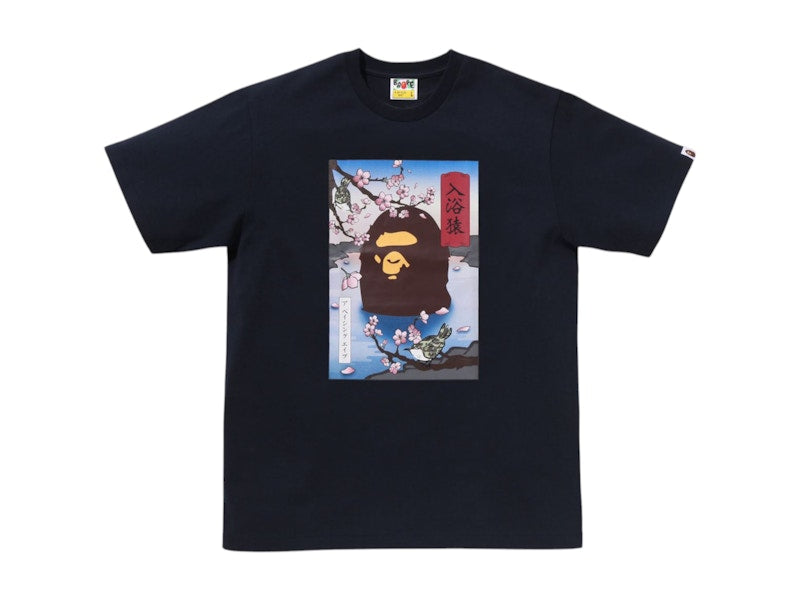 BAPE Japan A Bathing Ape Tee (SS25) Navy