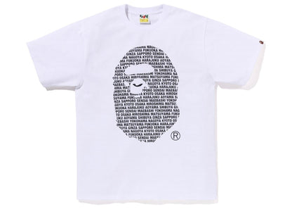 BAPE Japan Ape Head Tee White