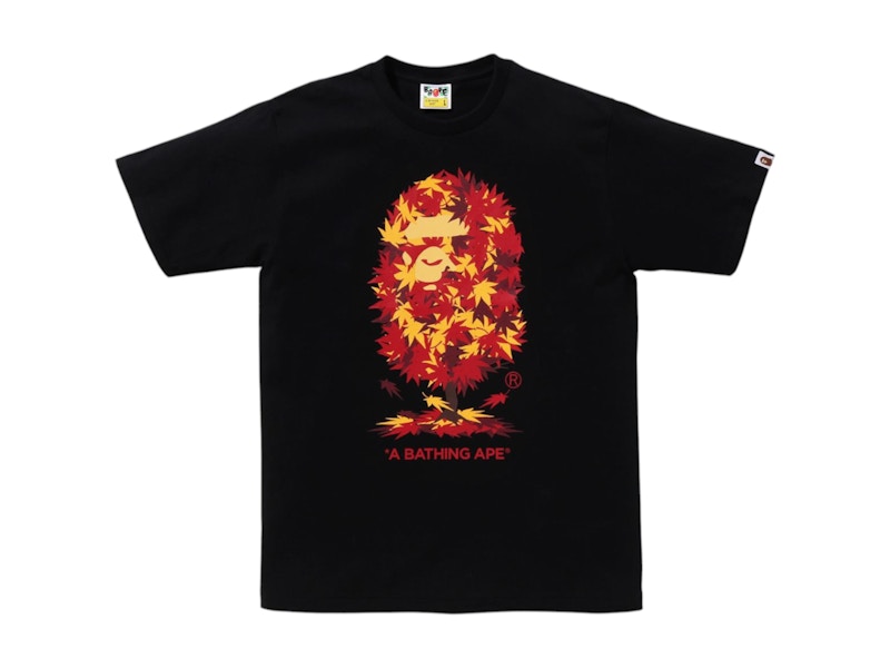BAPE Japan Autumn Ape Head Tee Black