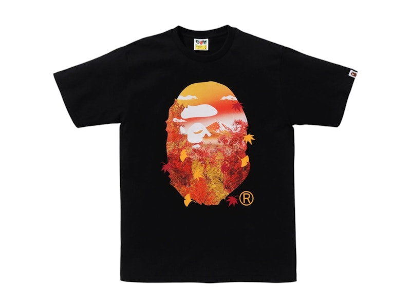 BAPE Japan Autumn Photo Ape Head Tee Black