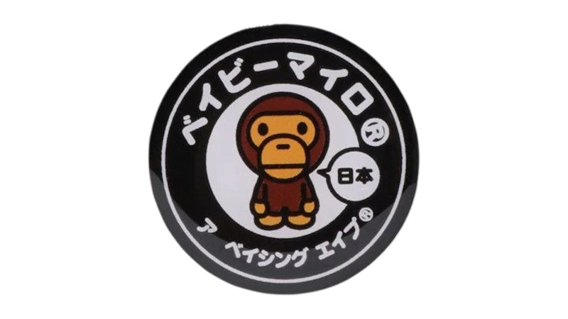 BAPE Japan Baby Milo Pins Black