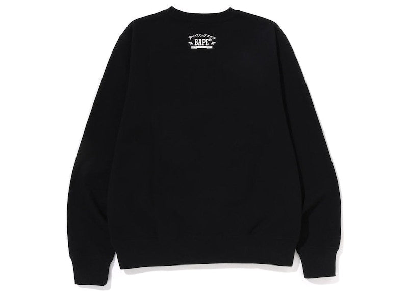 BAPE Japan Big Ape Head Crewneck Black
