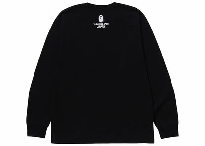 BAPE Japan College City L/S Tee Black