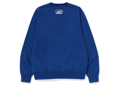 BAPE Japan College Crewneck Navy