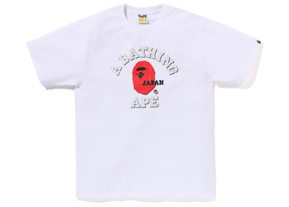 BAPE Japan College Tee White