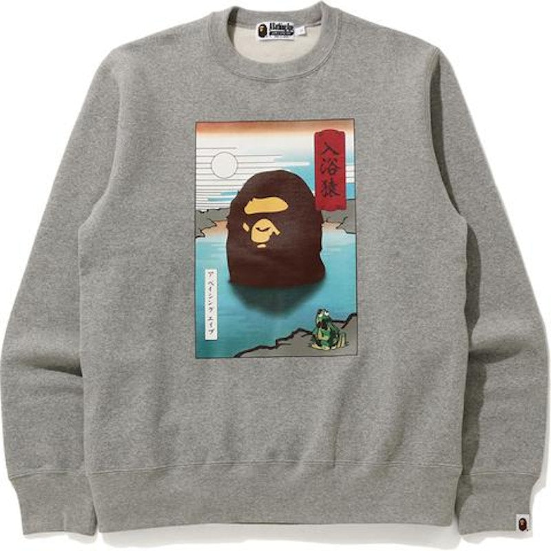 BAPE Japan Crewneck Gray