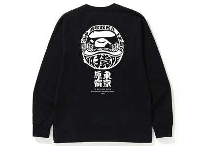 BAPE Japan Culture Daruma L/S Tee Black