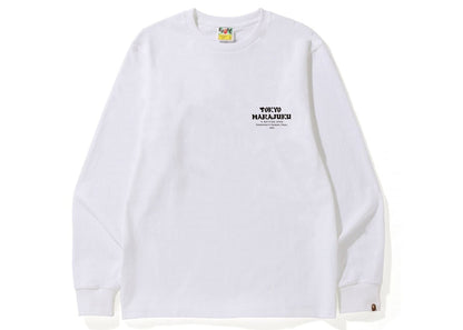 BAPE Japan Culture Daruma L/S Tee White