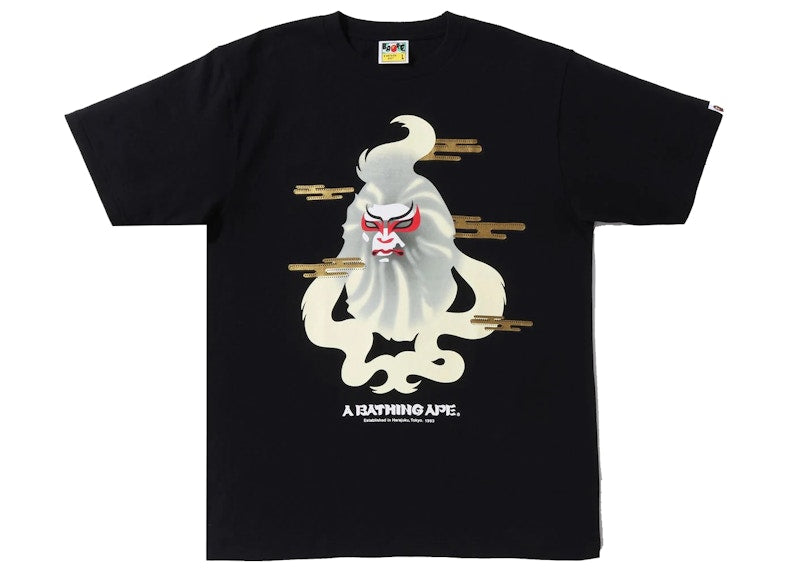 BAPE Japan Culture Kabuki Tee Black