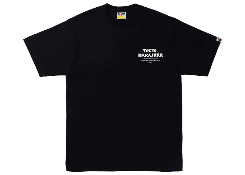 BAPE Japan Culture Kanji Ape Head Tee Black