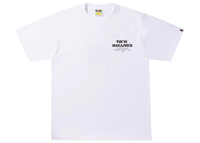 BAPE Japan Culture Kanji Ape Head Tee White