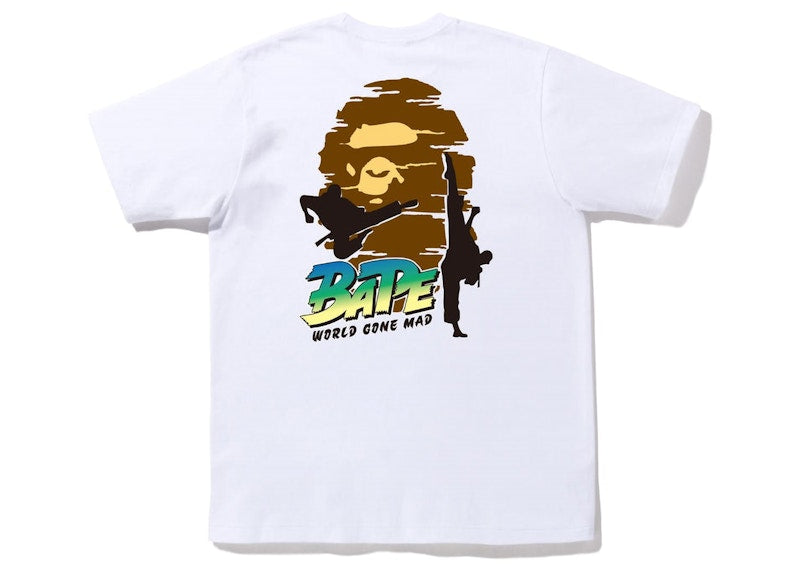 BAPE Japan Culture Karate Tee White