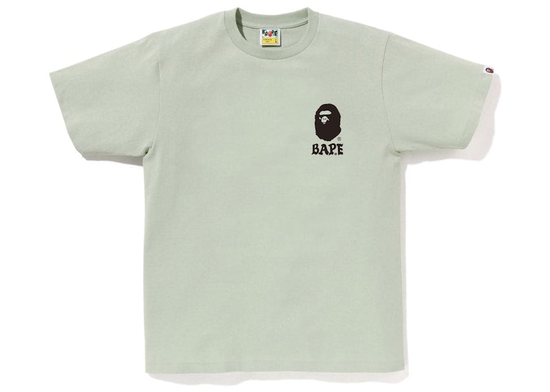 BAPE Japan Culture Lettered Tee Green