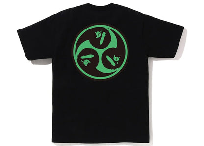 BAPE Japan Culture Mitsudomoe Tee Black