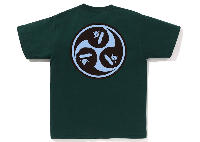 BAPE Japan Culture Mitsudomoe Tee Green