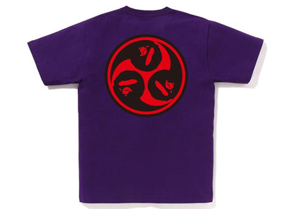 BAPE Japan Culture Mitsudomoe Tee Purple