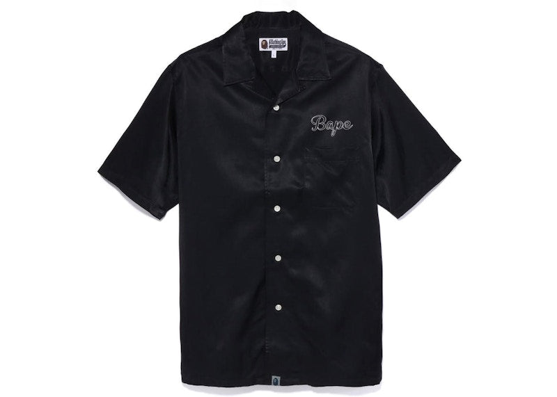 BAPE Japan Culture Open Collor Shirt Black