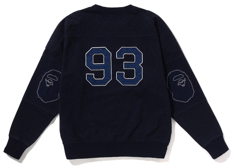 BAPE Japan Culture Relaxed Fit Crewneck Indigo