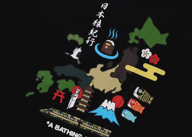 BAPE Japan Culture Tee Black