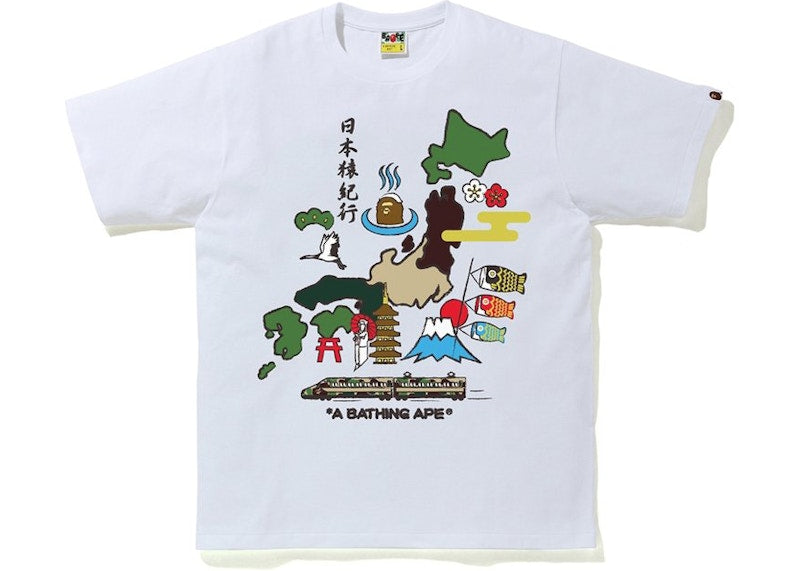 BAPE Japan Culture Tee White
