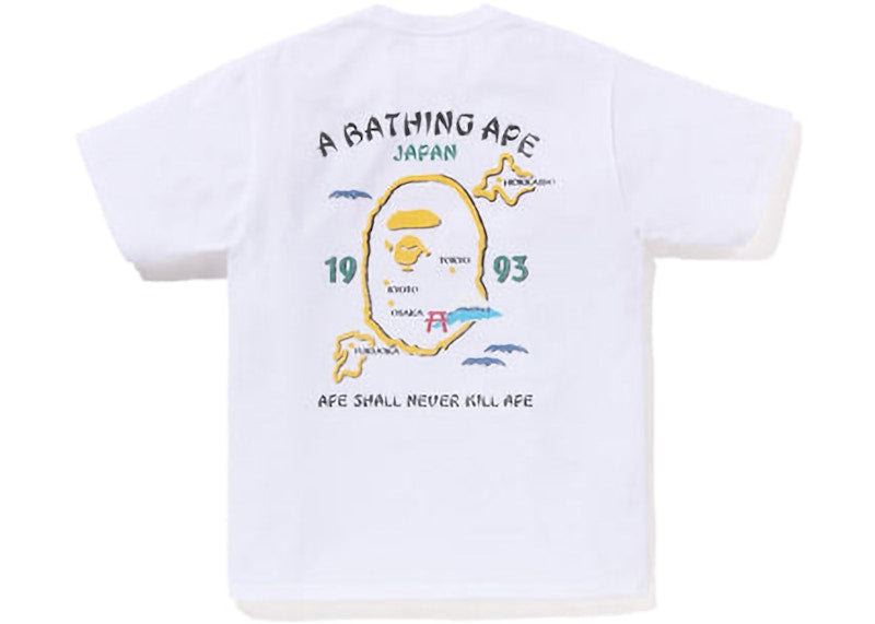 BAPE Japan Exclusive Japan Souvenir #2 Tee White