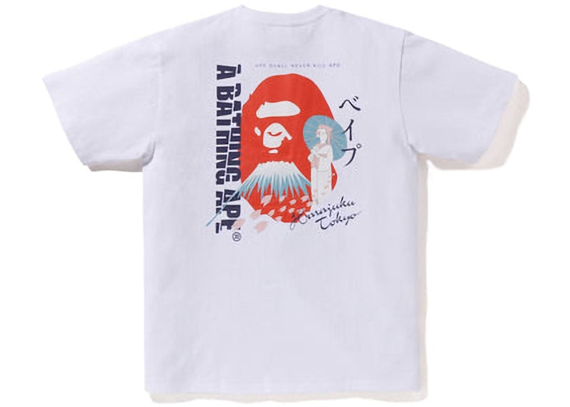 BAPE Japan Exclusive Japan Souvenir #3 Tee White