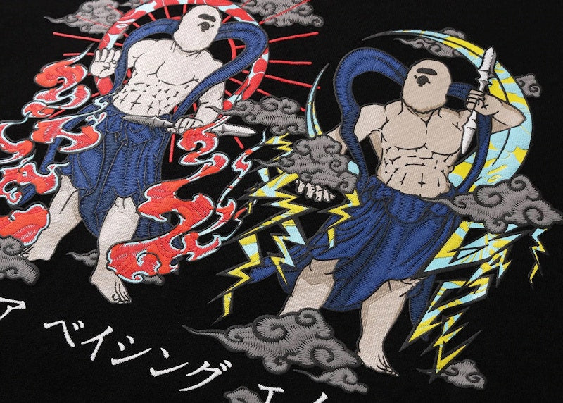 BAPE Japan Guardians Pullover Hoodie Black