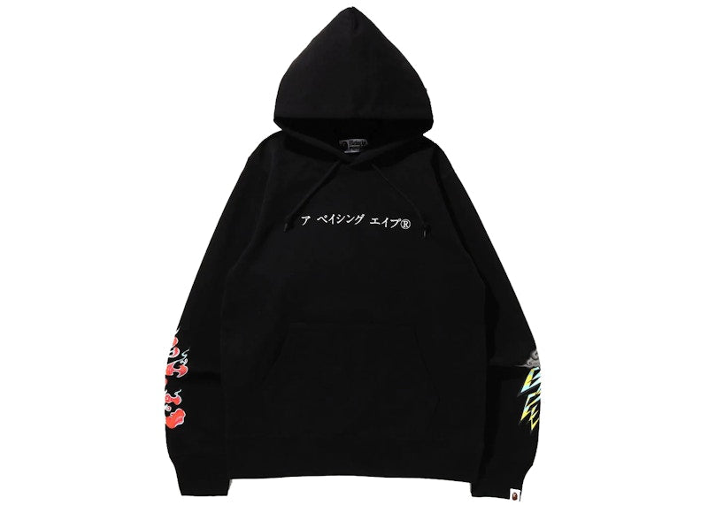 BAPE Japan Guardians Pullover Hoodie Black