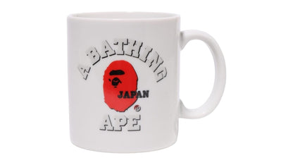 BAPE Japan Souvenir 2 Mug White/Red