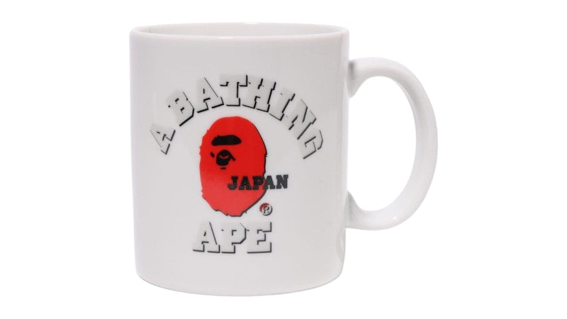 BAPE Japan Souvenir 2 Mug White/Red