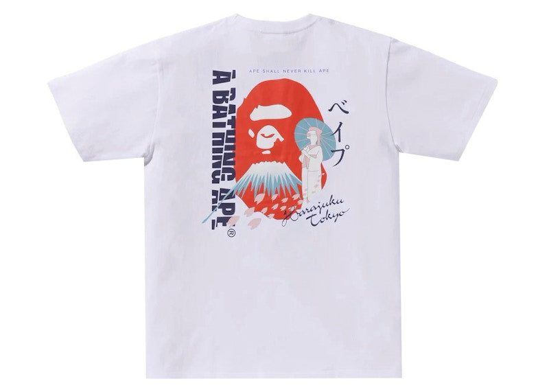 BAPE Japan Souvenir #3 Tee White