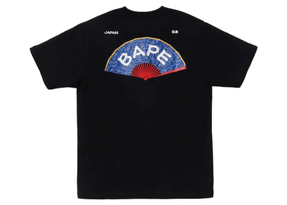 BAPE Japanese Fan Tee Black