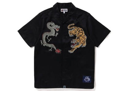 BAPE Japanese Motif Relaxed Fit S/S Shirt Black