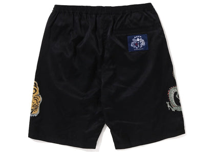 BAPE Japanese Motif Shorts Black