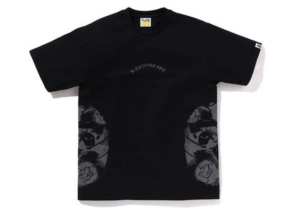 BAPE Japanese Tattoo Side Big Ape Head Tee Black