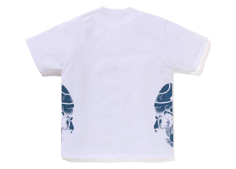 BAPE Japanese Tattoo Side Big Ape Head Tee White