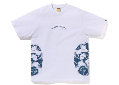 BAPE Japanese Tattoo Side Big Ape Head Tee White