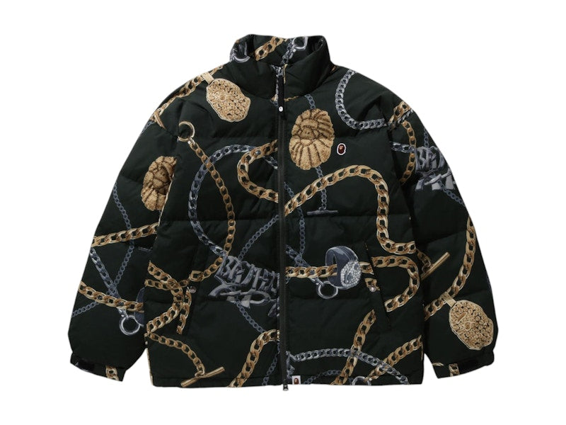 BAPE Jewels Down Jacket Green