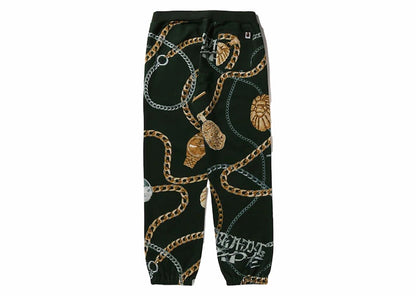 BAPE Jewels Shark Sweatpant Green