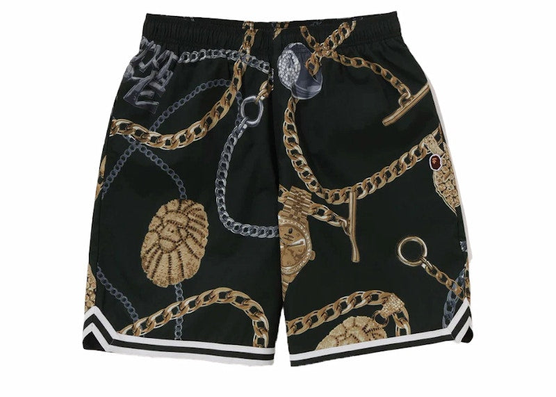 BAPE Jewels Shorts Green