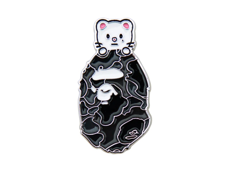 BAPE Jiniret Metal Pin Black