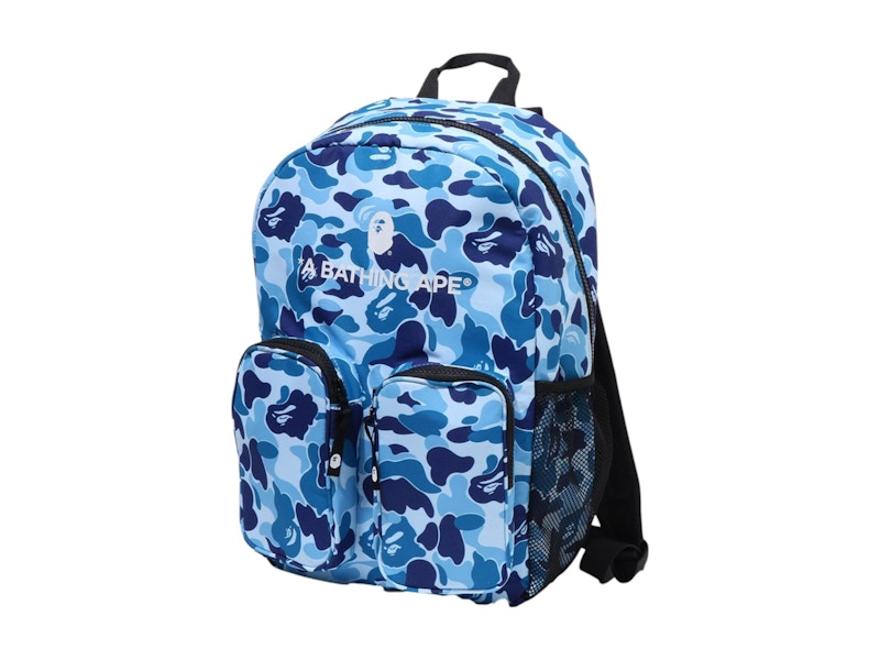 BAPE Kids ABC Camo Daypack Blue