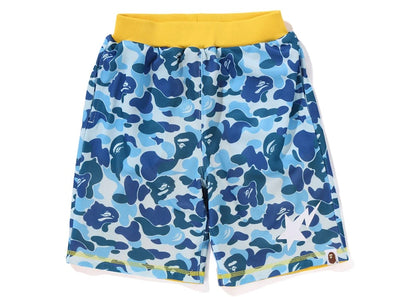 BAPE Kids' ABC Camo Mesh Reversible Shorts Blue