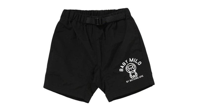 BAPE Kids Baby Milo Climbing Shorts Black