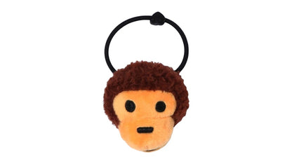 BAPE Kids Baby Milo Plush Doll Hair Tie Brown
