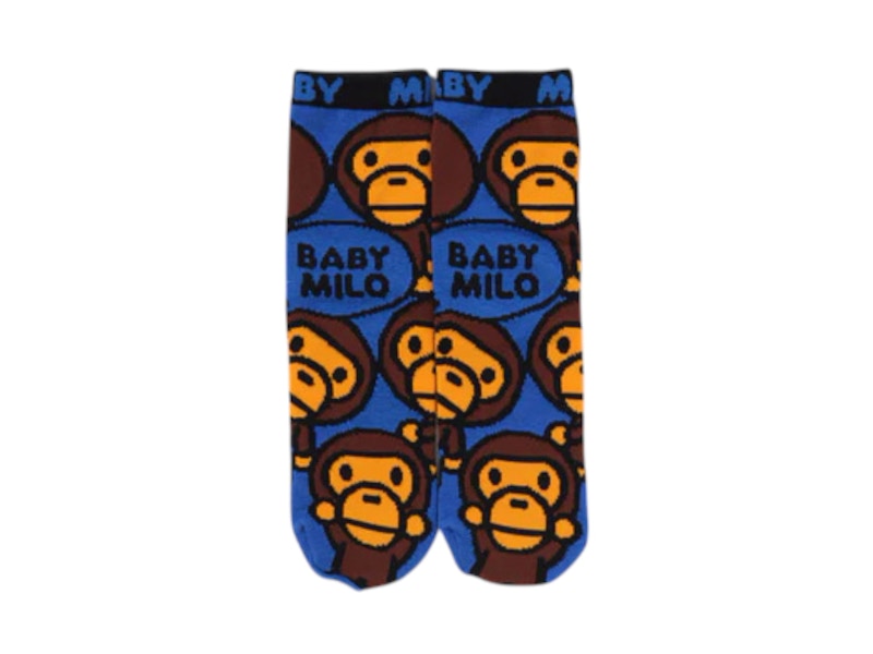 BAPE Kids Baby Milo Socks Blue